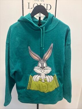Warner Bros. Teal Bugs Bunny Crewneck Sweatshirt